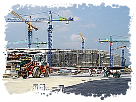 Kranengewirr