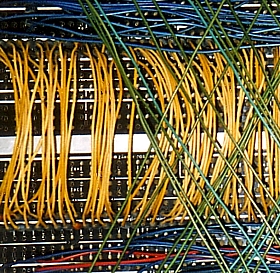Strippensalat einer Schalttafel
