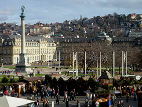 Blick auf den Schloplatz