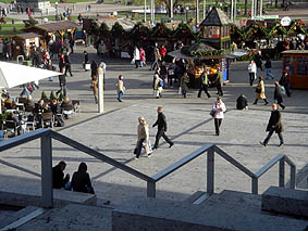 Blick vom kleinen Schloplatz 
