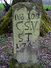 Grenzstein  der Gemeinde Stammheim (ST)