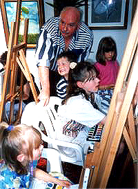 mit seiner Kinderstunde