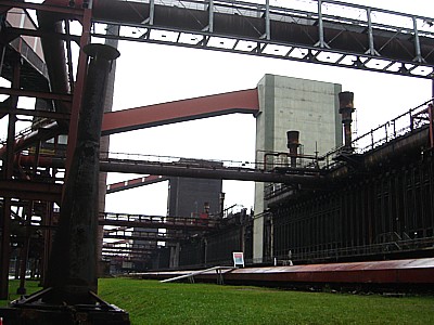 Blick in die Kokerei