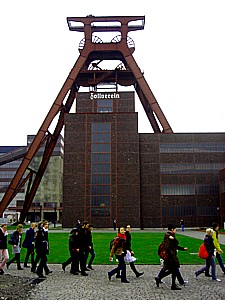 Besucher am Bergbau Zollverein