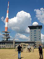 Brockenhotel mit Fernsehmast